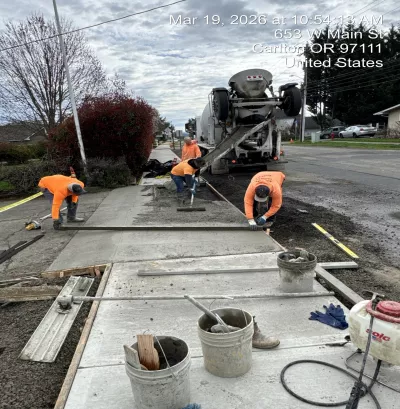 sidewalk install